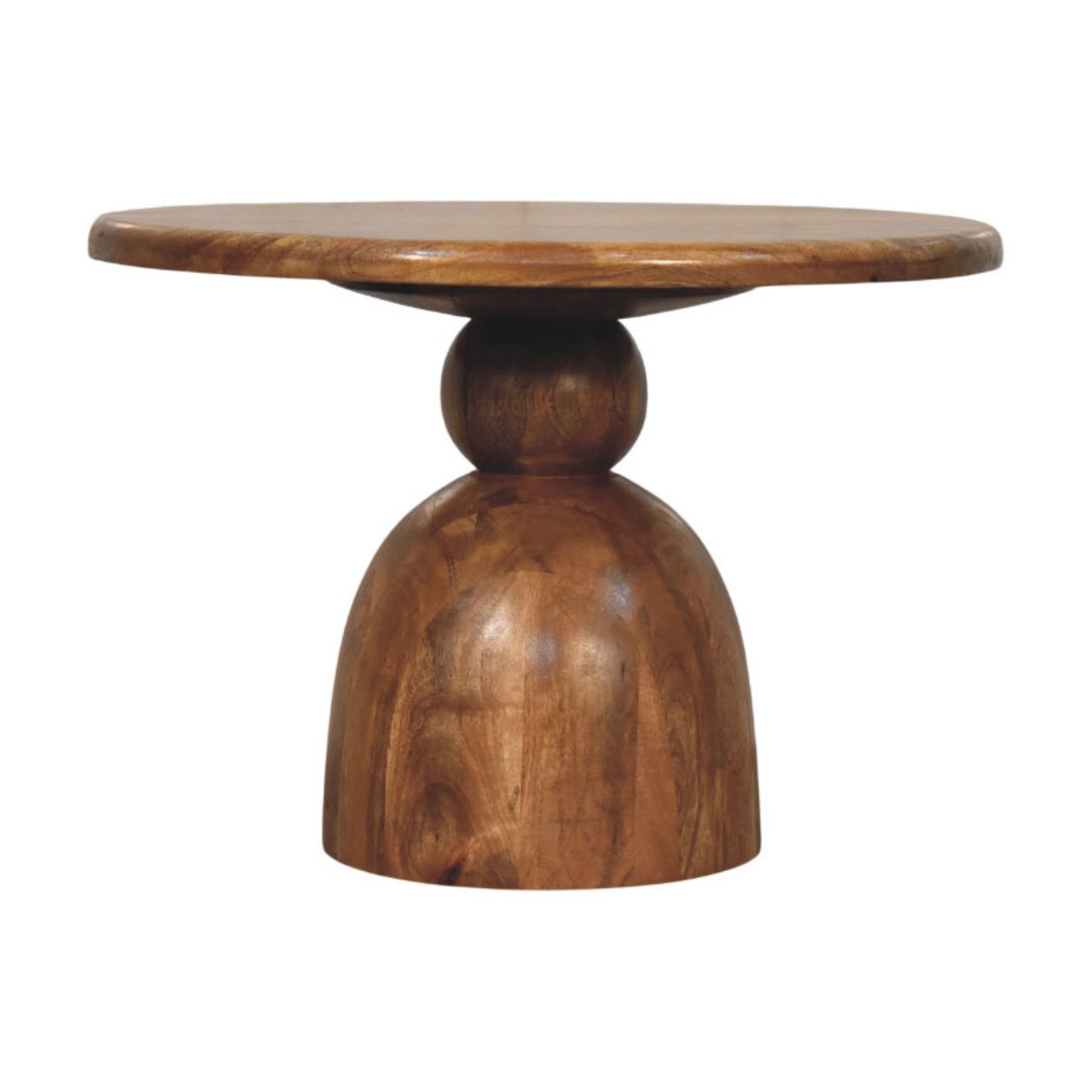 Sculpted Pedestal Coffee Table - product view