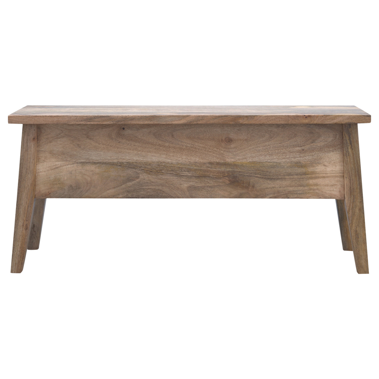 Solid Wood Lid Up Storage Bench - product view