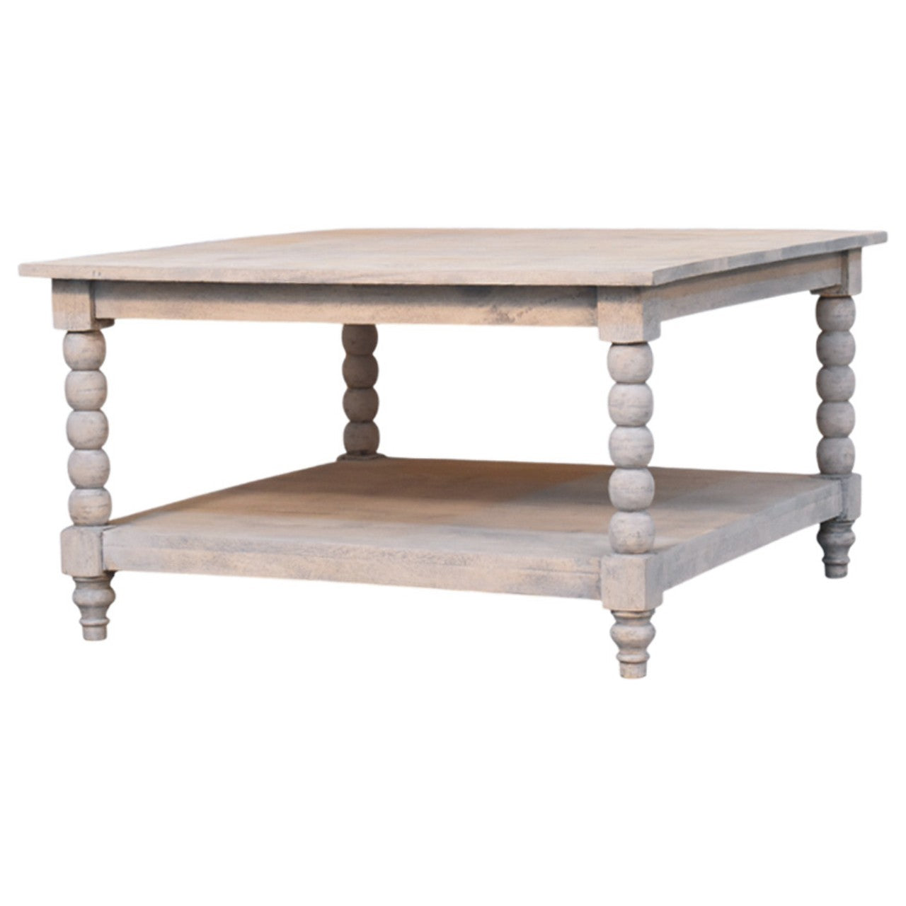 Spindle Acid Wash Coffee Table - verified alternate view 2