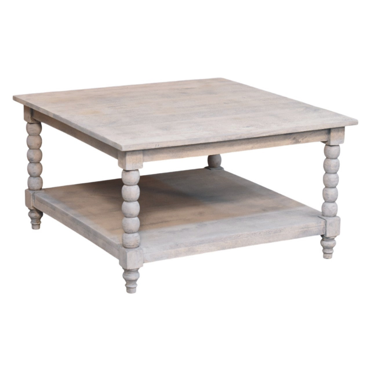 Spindle Acid Wash Coffee Table - verified alternate view 5