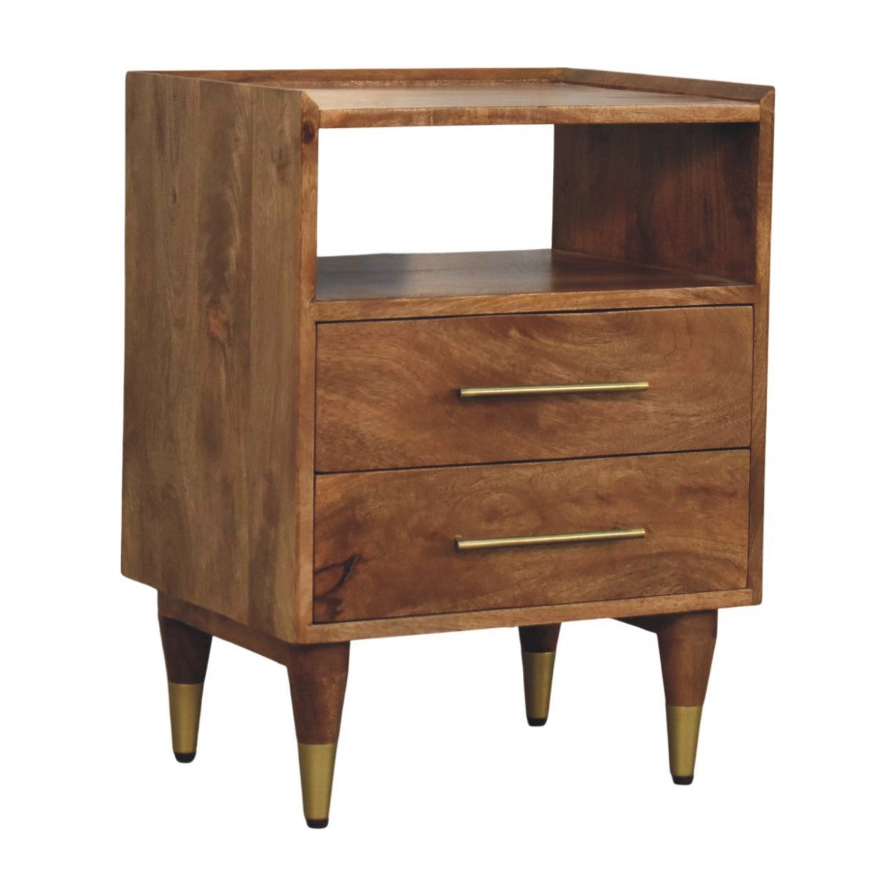 Valenza Brass Accent Bedside - detail view