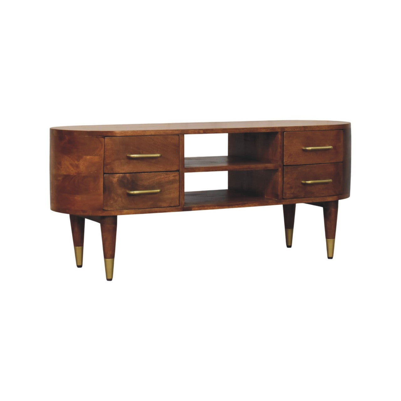 Valenza Curved Media Unit - detail view
